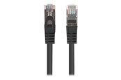 Kabel sieciowy - Lanberg patch cable - 2 m - black RAL 9004 - Czarny - PCF6-20CC-0200-BK