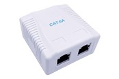 Akcesoria sieciowe - Gembird Cablexpert network surface mount box - NCAC-2F6A-01