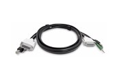 Kabel KVM - StarTech.com StarTech - keyboard / video / mouse (KVM) cable - TAA Compliant - 1.8 m - SKDVMMKVM06-TAA