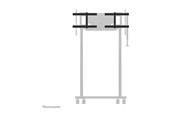 Uchwyty ścienne, uchwyty AV i meble AV - Neomounts mounting kit - for flat panel - black - Max 160 kg - recommended for - AFL55-975BL