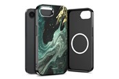 Telefon - Pokrowiec i etui - Tech-Protect Lamano MagSafe Case for iPhone 16e / 17e - Black & Green - 5906302392650