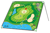 Zabawki na zewnątrz - Stanlord Golf set - 6951537
