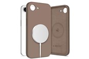 Telefon - Pokrowiec i etui - Tech-Protect Silicone MagSafe Case for iPhone 16e / 17e - Brown - 5906302392780