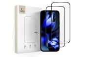 Telefon - Pokrowiec i etui - Tech-Protect  Glass Fit+ 2-Pack Tempered Glass for Google Pixel 9A / 10A - Black - 5906302392827