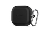 Telefon - Pokrowiec i etui - Tech-Protect Silicone Hook Case for Samsung Galaxy Buds 4 / 4 Pro - Black - 5906302392865