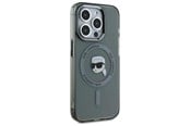 Telefon - Pokrowiec i etui - Karl Lagerfeld KLHMP15LHLSKIK iPhone 15 Pro 6.1" black/black hardcase IML Metal Karl Head MagSafe - 3666339284480