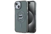 Telefon - Pokrowiec i etui - Karl Lagerfeld KLHMP15SHLSCHK iPhone 15 6.1" black/black hardcase IML Metal Choupette Head MagSafe - 3666339284602
