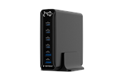 Telefon - Adapter i Ladowarka - Gembird 6-port 240 W GaN USB fast charger black - TA-UC-2A4C-PD240-01-BK