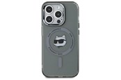 Telefon - Pokrowiec i etui - Karl Lagerfeld KLHMP15XHLSCHK iPhone 15 Pro Max 6.7" black/black hardcase IML Metal Choupette Head MagSafe - 3666339284633
