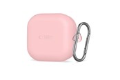 Telefon - Pokrowiec i etui - Tech-Protect Silicone Hook Case for Samsung Galaxy Buds 4 / 4 Pro - Pink - 5906302392896