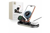 Telefon - Adapter i Ładowarka - Tech-Protect A51 MagSafe 3in1 25W QI2.2 Wireless Charger - Black - 5906302392988