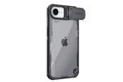 Telefon - Pokrowiec i etui - Nillkin Iceblade Prop Case with Lens Cover and Stand for iPhone 16e / 17e - Black - 6902048296329