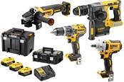 Narzedzia - Dewalt DCK428P3T-QW 10-piece power tool set - DCK428P3T-QW