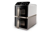 Urządzenia kuchenne - inne - Philips 4000 Series NA462 - double hot air fryer - silk beige/white - NA462/80