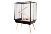 Gryzonie - Zolux Cage Neo Cozy Large Rodents H80 black color - 3336022056204