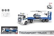 Samochody i pojazdy - Masen Transportbil m/lys lyd & helikopter - 22106