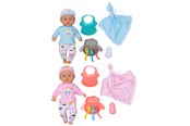 Lalki i akcesoria - Micki Baby dukker Max & Mia 33 cm m/16 dele - 18333