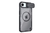 Telefon - Pokrowiec i etui - Nillkin Iceblade Prop Magnetic Case with Lens Cover and Stand for iPhone 16e - Black - 6902048296367