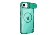 Telefon - Pokrowiec i etui - Nillkin Iceblade Prop Magnetic Case with Camera Cover and Stand for iPhone 16e / 17e - Green - 6902048296374