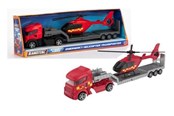 Samochody i pojazdy - Teamsterz Street Kings Die-cast Emergency Heli Transporter - 1400046HTI