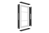 Uchwyty scienne, uchwyty AV i meble AV - Multibrackets M mounting kit - for digital signage display - frame 100% anti-corrosion anti-theft - black - Max 63 kg - recommended for 49" - 7340234812936