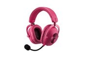 Słuchawki, zestaw słuchawkowy - Logitech G PRO X 3 LIGHTSPEED - Magenta - 981-001756