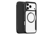 Telefon - Pokrowiec i etui - Dux Ducis Skin X Pro Case for iPhone 17 Pro Max with Wallet MagSafe Compatible - Black - 6971824153750