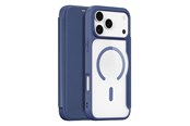 Telefon - Pokrowiec i etui - Dux Ducis Skin X Pro Case for iPhone 17 Pro Max with Wallet MagSafe Compatible - Blue - 6971824153767