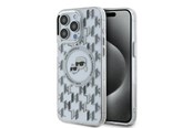 Telefon - Pokrowiec i etui - Karl Lagerfeld IML Monogram Karl & Choupette Head MagSafe Case for iPhone 15 Pro Max - Clear - 3666339285333