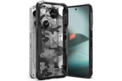 Telefon - Pokrowiec i etui - Ringke Fusion X Case for Nothing Phone 3 - Grey and Black - 8800293859291