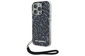 Telefon - Pokrowiec i etui - Karl Lagerfeld Zebra With Cord iPhone 16 Pro Case - Purple - 3666339320348