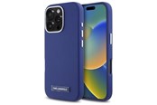 Telefon - Pokrowiec i etui - Karl Lagerfeld FW Metal Plate MagSafe iPhone 16 Pro Case - Blue - 3666339318987