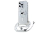 Telefon - Pokrowiec i etui - Karl Lagerfeld Crossbody IML Karl Head Magsafe Case for iPhone 16 Pro - Clear - 3666339320546