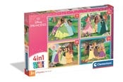 Puzzle - Clementoni Puzzle 4in1 Disney Princess (12 16 20 24 pieces) Podłoga - 21746