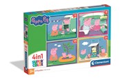 Puzzle - Clementoni Puslespil 4-i-1 Peppa Pig Podłoga - 21751
