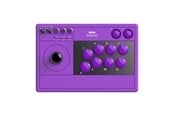 Akcesoria dla graczy - 8BitDo Arcade Stick for Nintendo Switch 1 & 2 - PC - Purple - Wireless Arcade stick - Nintendo Switch - 6922621509028