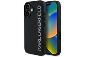 Telefon - Pokrowiec i etui - Karl Lagerfeld HC 3D Rubber Elongated Glitter iPhone 16 Case - Black - 3666339357009