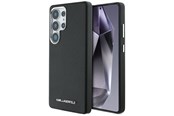 Telefon - Pokrowiec i etui - Karl Lagerfeld Saffiano Full Wrapped Elongated Metal Logo MagSafe Case for Samsung Galaxy S25 Ultra - Black - 3666339450250