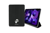 Tablet - pokrowce i etui - Karl Lagerfeld Saffiano Magnetic Karl & Choupette iPad Air 11" 2024 Book Cover Case - Black - 3666339388041