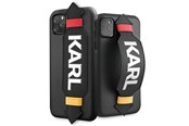Telefon - Pokrowiec i etui - Karl Lagerfeld Strap Case for iPhone 11 Pro 5.8" - Black - 3700740467442
