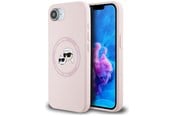 Telefon - Pokrowiec i etui - Karl Lagerfeld Silicone Karl&Choupette Heads MagSafe iPhone 16e Case - Pink - 3666339453695