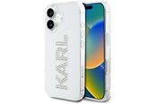 Telefon - Pokrowiec i etui - Karl Lagerfeld IML Rhinestones Logo iPhone 16 Case - Transparent - 3666339356644
