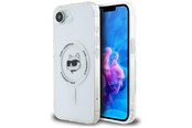 Telefon - Pokrowiec i etui - Karl Lagerfeld IML Metal Choupette Head MagSafe iPhone 16e Case - White - 3666339454241
