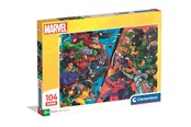 Puzzle - Clementoni Puzzle Super Marvel Heroes Vs Villains 104 pieces Podłoga - 25059