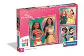 Puzzle - Clementoni Puzzle Square - Disney Princess 3x48 pieces Podłoga - 25064
