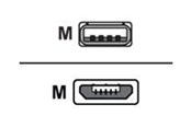 Kabel USB - Zebra - USB cable - USB to Micro-USB Type B - 1.8 m - P1063406-045