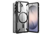 Telefon - Pokrowiec i etui - Ringke Fusion X Magnetic MagSafe Case for Samsung Galaxy S26 - Clear and Black - 8800328815643