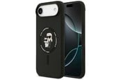 Telefon - Pokrowiec i etui - Karl Lagerfeld Silicone Karl&Choupette Ring MagSafe Case for iPhone 17 Air - Black - 3666339549541