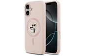 Telefon - Pokrowiec i etui - Karl Lagerfeld Silicone Karl&Choupette Ring MagSafe Case for iPhone 17 - Pink - 3666339549411