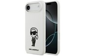 Telefon - Pokrowiec i etui - Karl Lagerfeld Silicone Karl Sketch & Logo MagSafe Case for iPhone 17 Air - White - 3666339498580